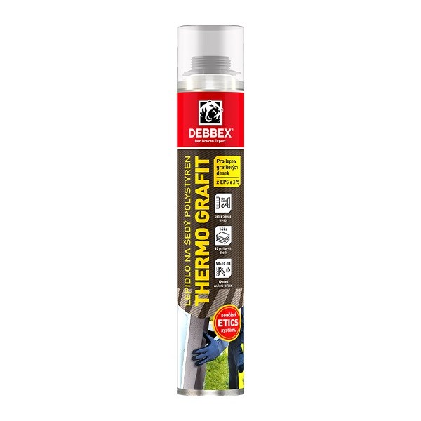 DEN BRAVEN Lepidlo na šedý polystyren THERMO GRAFIT 750ml